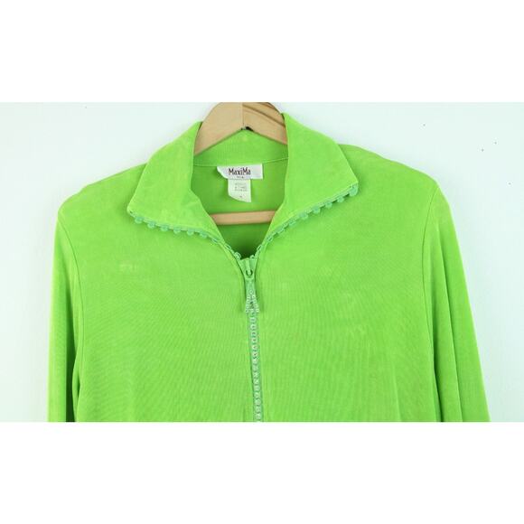 Vintage Small Shirt Y2K Clingy Rhinestone Lime Green Neon Rave Brat Maximalist - Picture 6 of 11